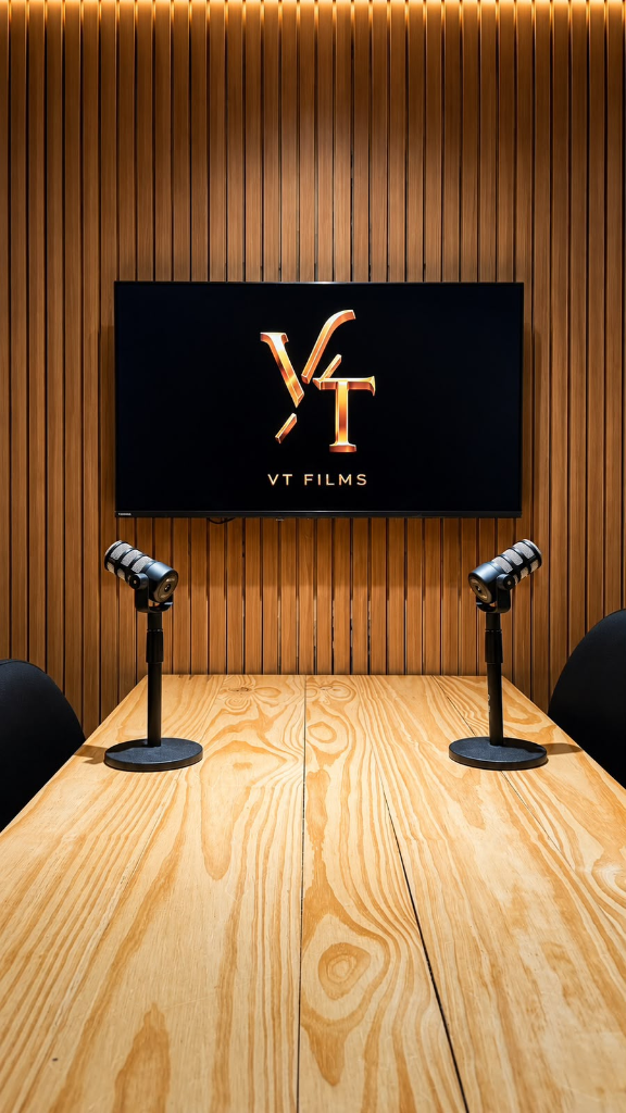 Produção de Podcasts Estúdio VT Films